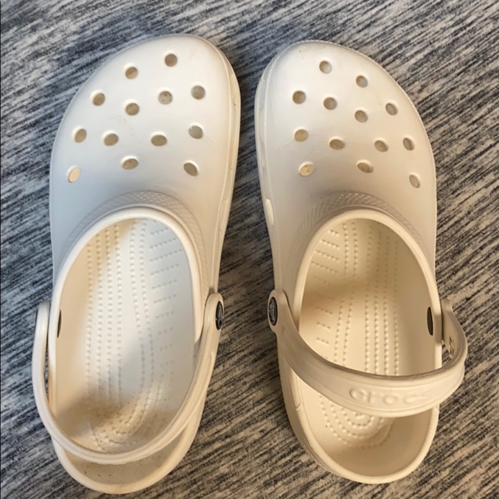 White crocs